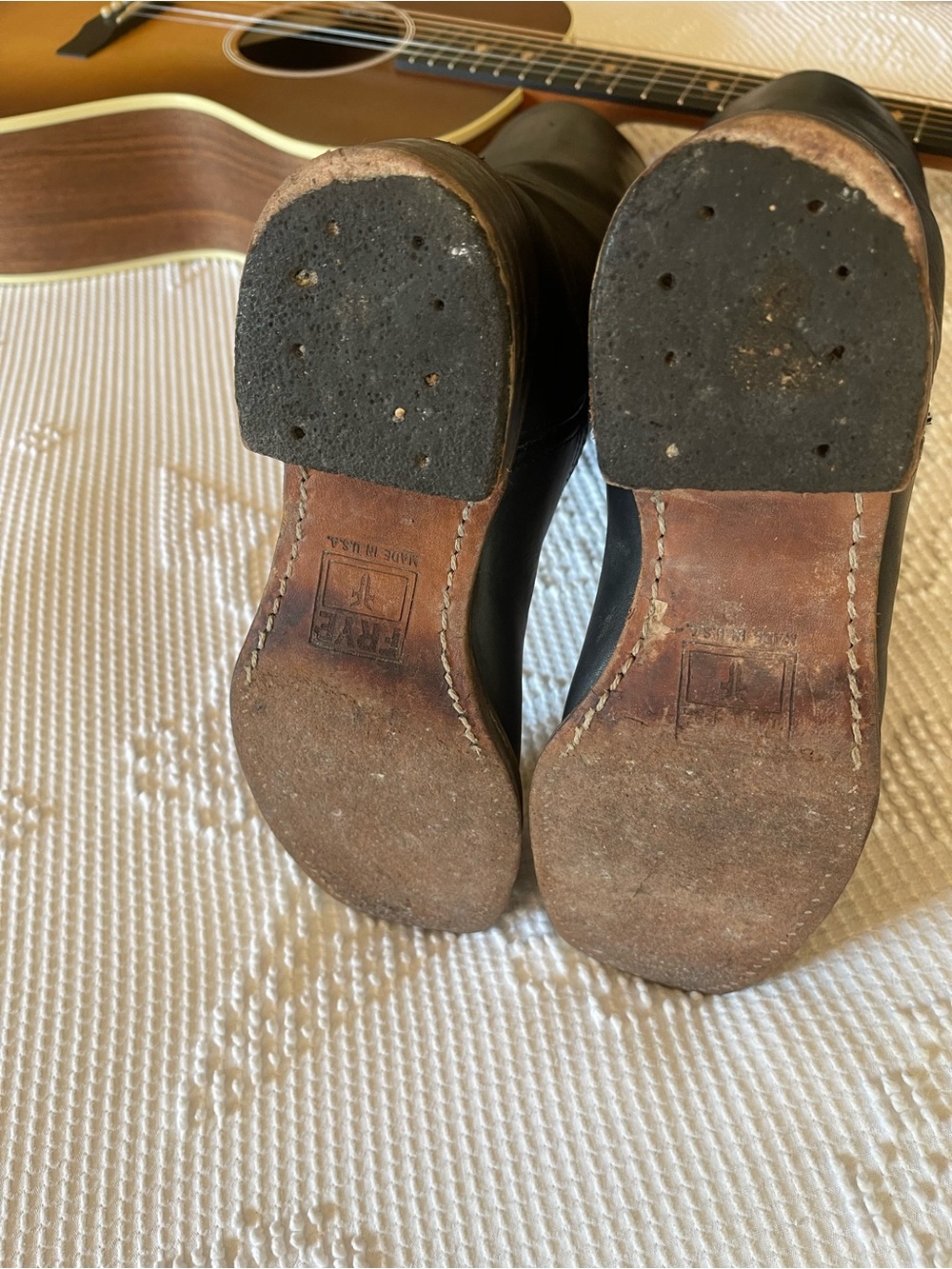 FRYE | Black Campus Boots 14L - Picture 6 of 8